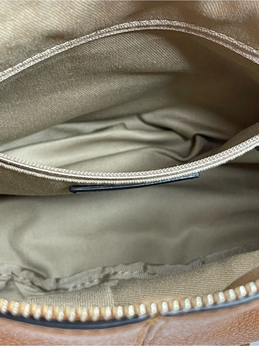 Rebecca Minkoff Small Julian Crossbody Bag Tan Silver Hardware Boho